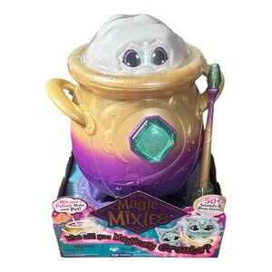 Magic Mixie Magical Misting Cauldron w/ Interactive 8" Blue Plush